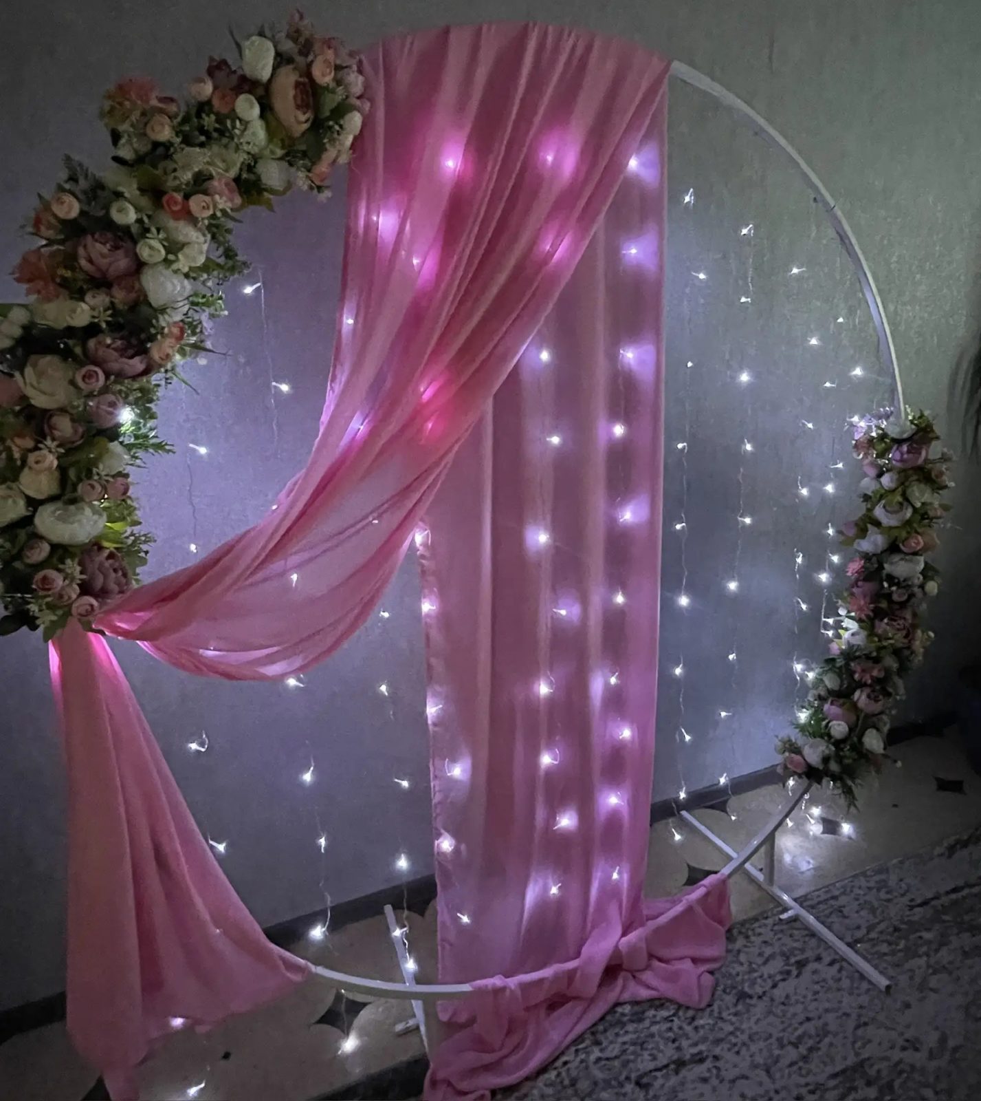 Арка круглая с цветами Арка круглая с цветами